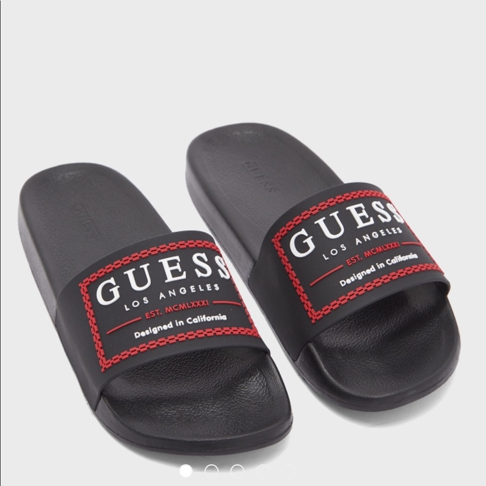 GUESS Logo Slides Size 9 Men’s